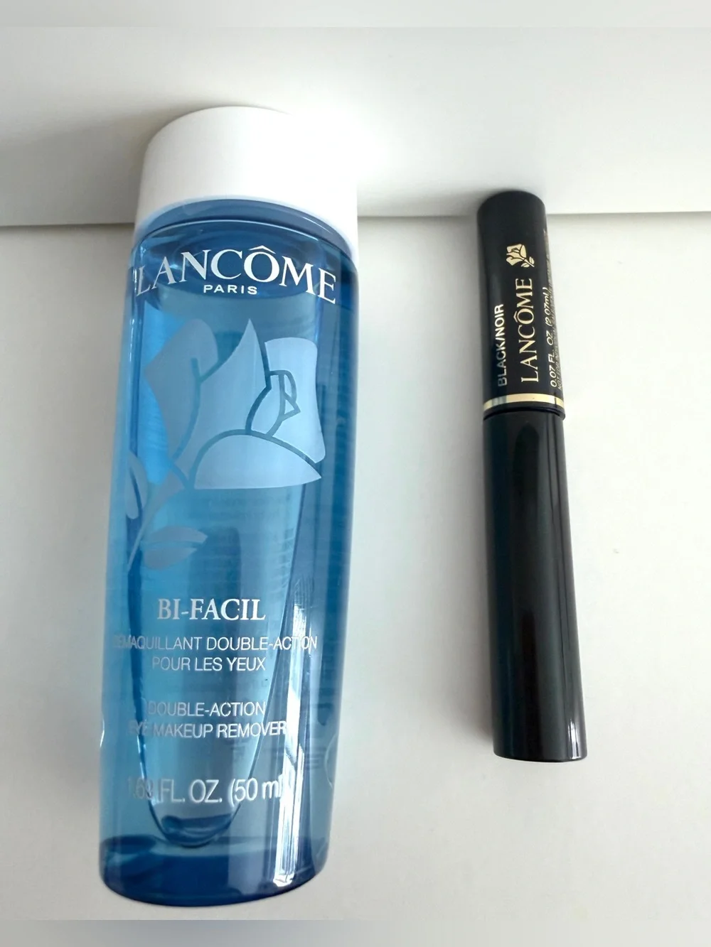NEW Lancôme Bi-Facil + Définicils Black Mascara Travel Size Set